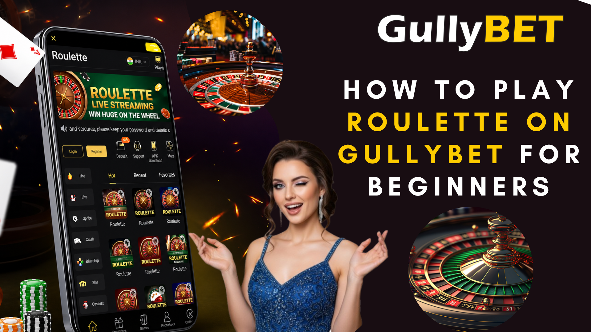 How to Play Roulette on Gullybet